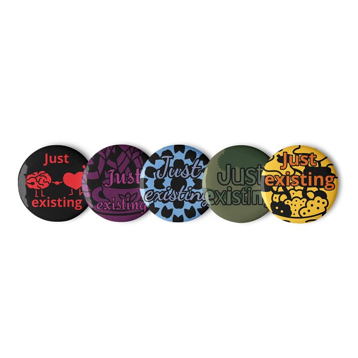Just Existing Button Set #1 product image (1)