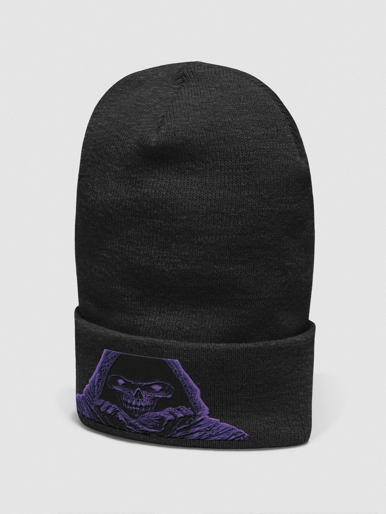 “Deadwave Beanie” – Chill Beyond the Grave - Dark Grey Edition product image (2)