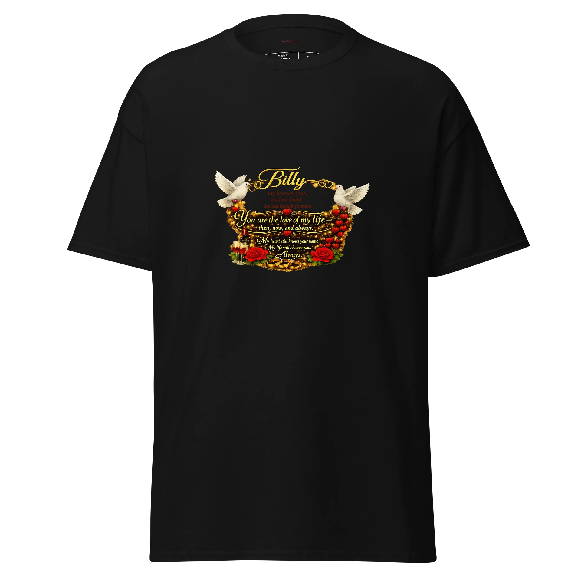 Romantic Lovebirds T-Shirt product image (1)