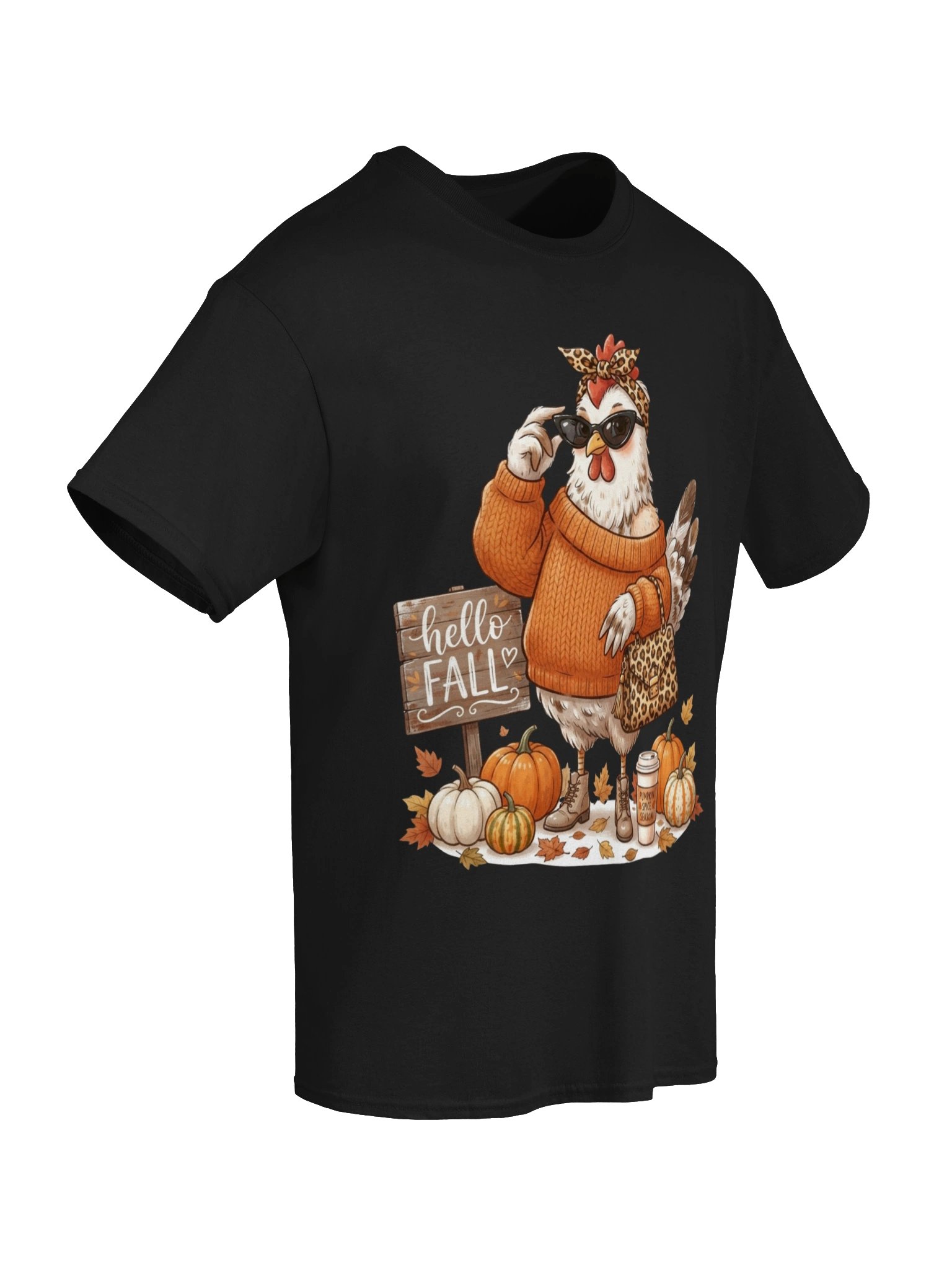 Cute Fall Chicken T-Shirt product image (58)