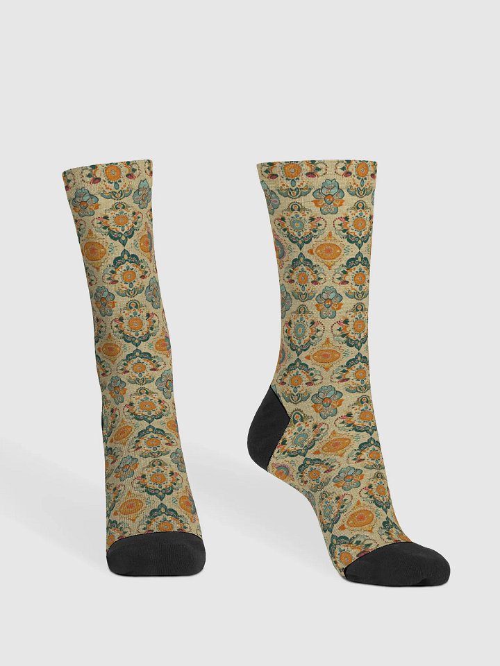 Boho EcoArt Crew: Premium Sustainable Socks product image (2)