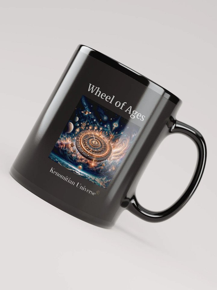 Wheel of Ages | Black Glossy Mug product image (1)
