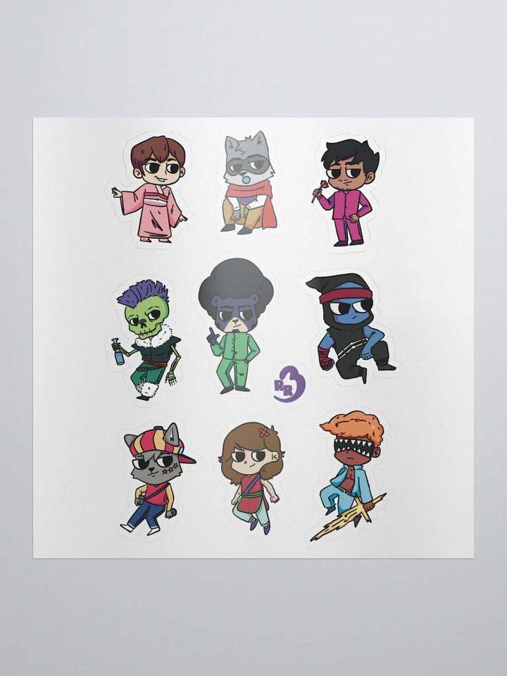 RR3 Cast - Kiss Cut Stickers product image (1)
