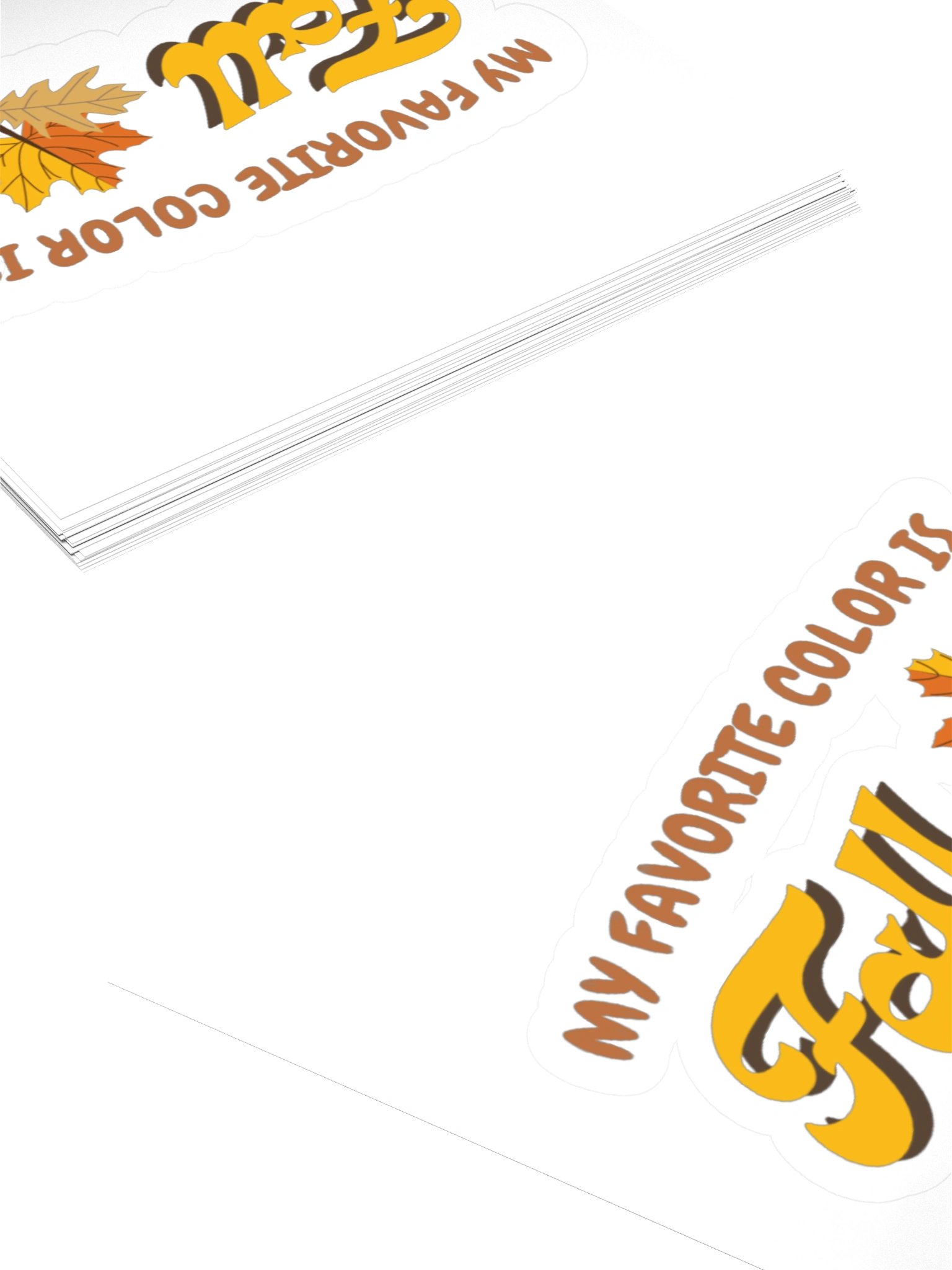 My Favorite Color is Fall | Sticker product image (4)