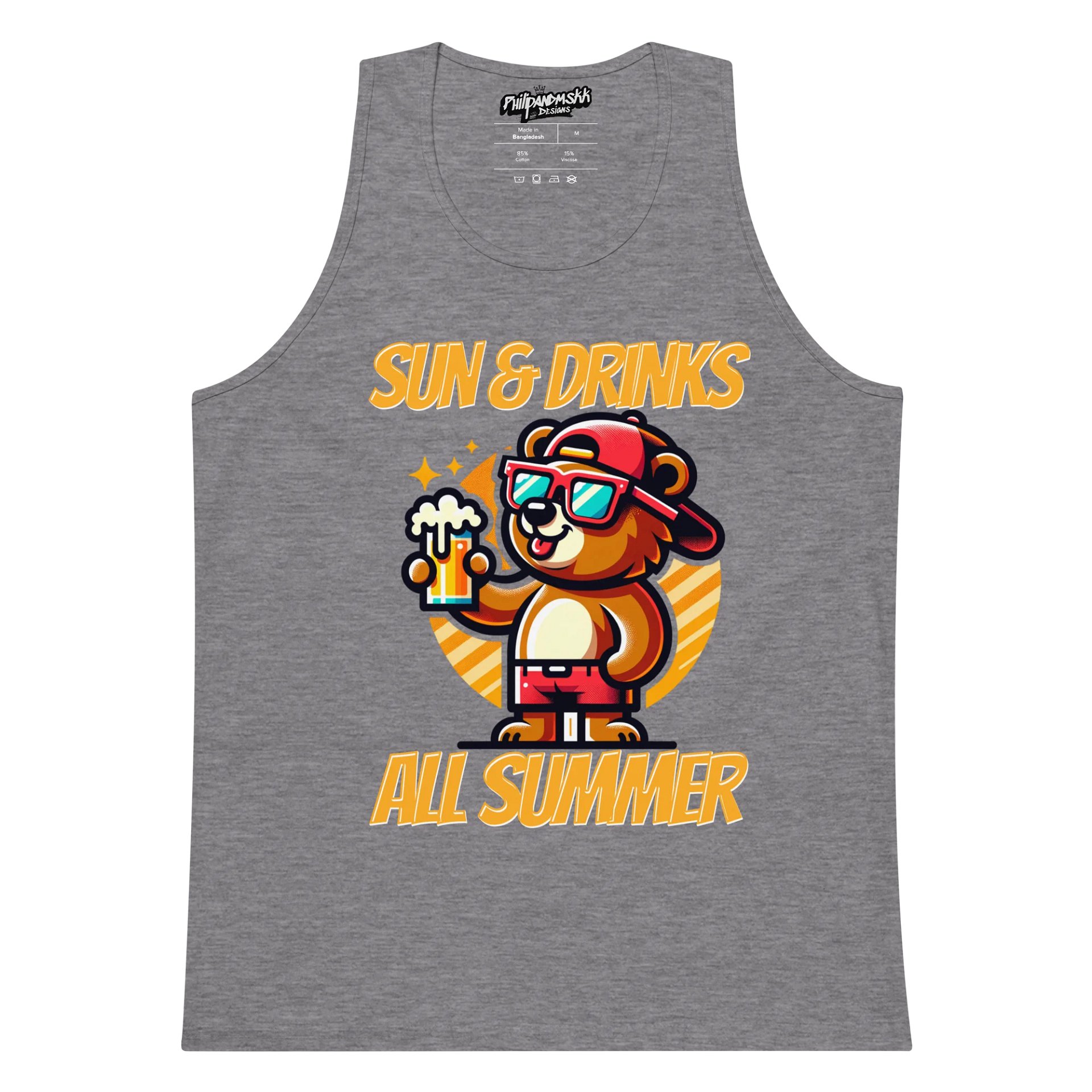 Summer Vibes Bear Tank Top product image (64)