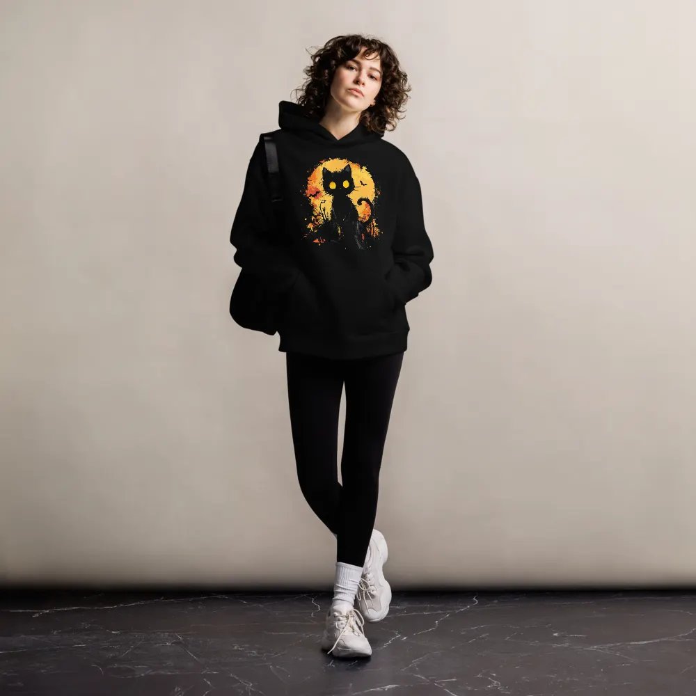 Spooky Cat! - Premium Oversized Hoodie product image (9)