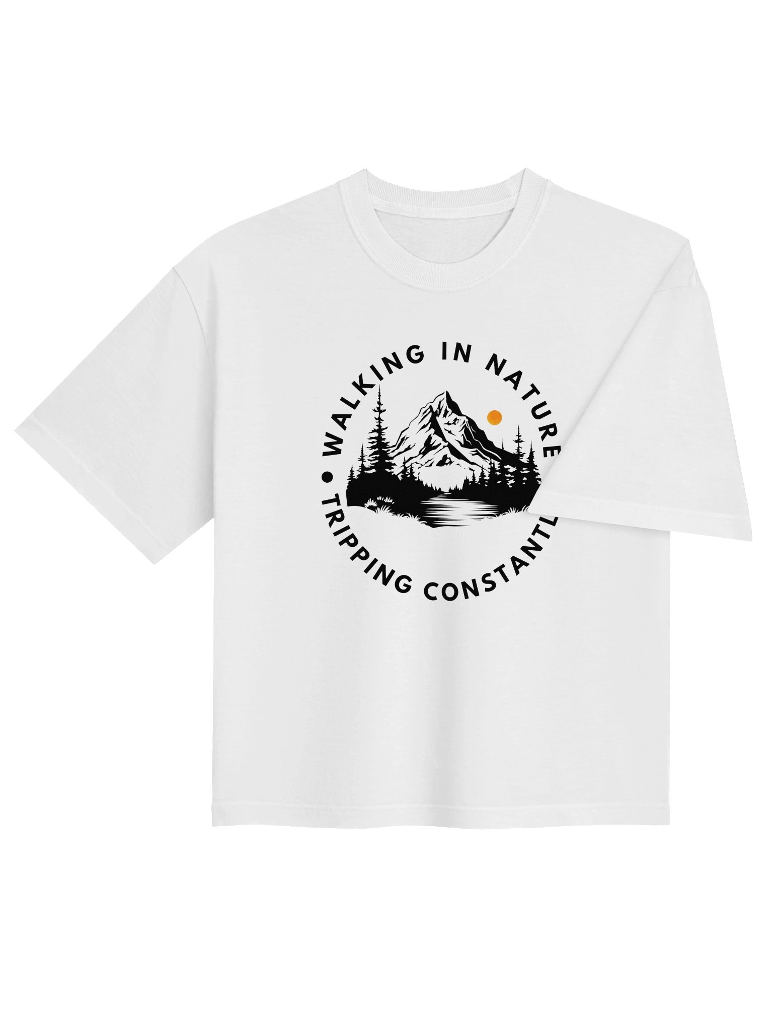 Walking in Nature, Tripping Constantly Women's Boxy T-Shirt product image (12)