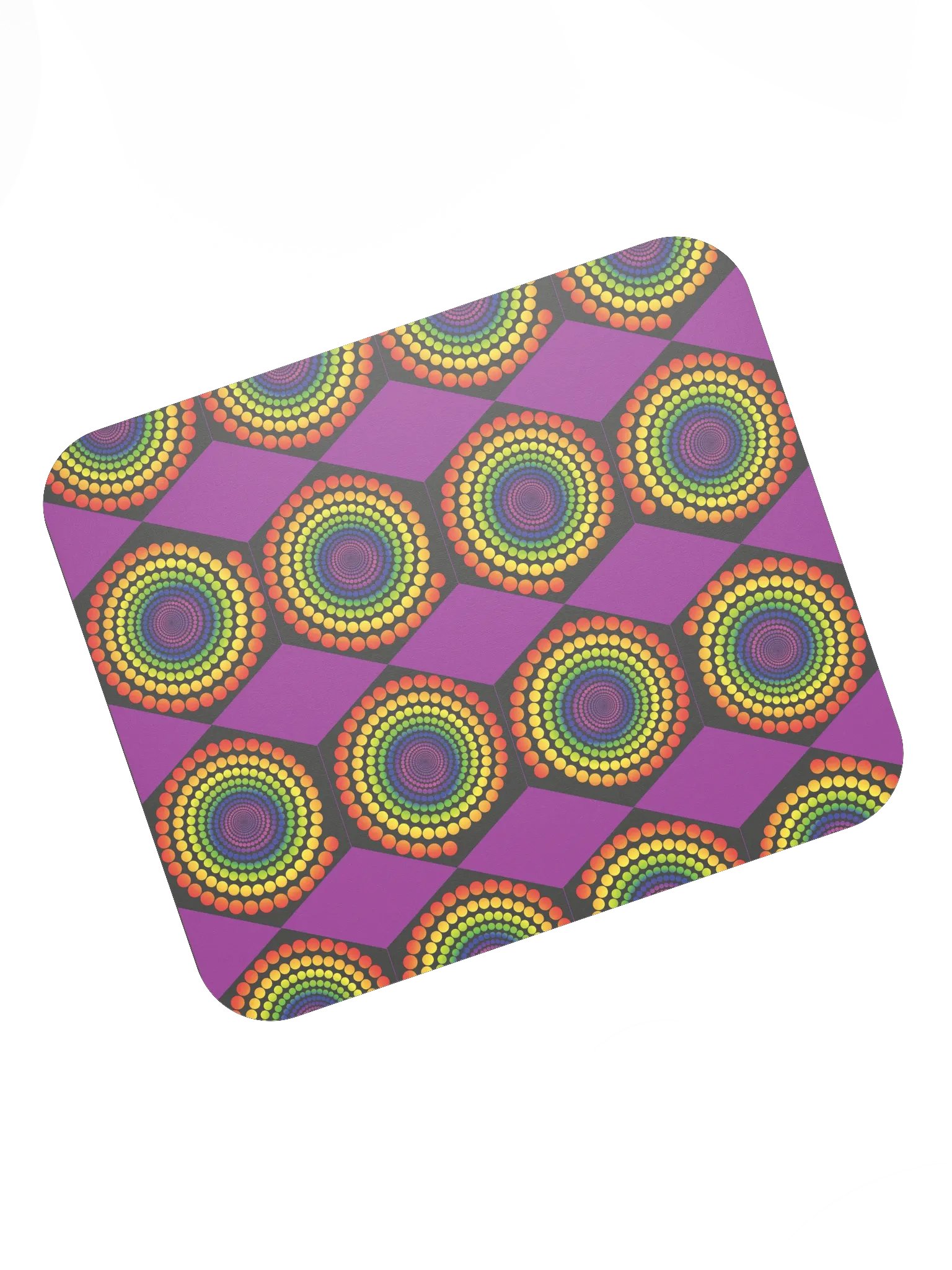 Vivid Spirals Mouse Pad product image (3)