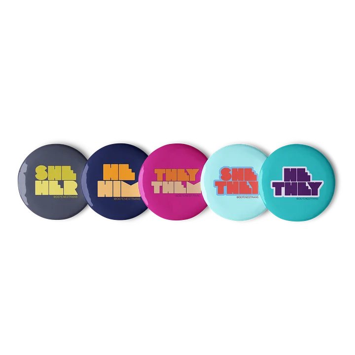 Pronoun Button Set #1 product image (1)