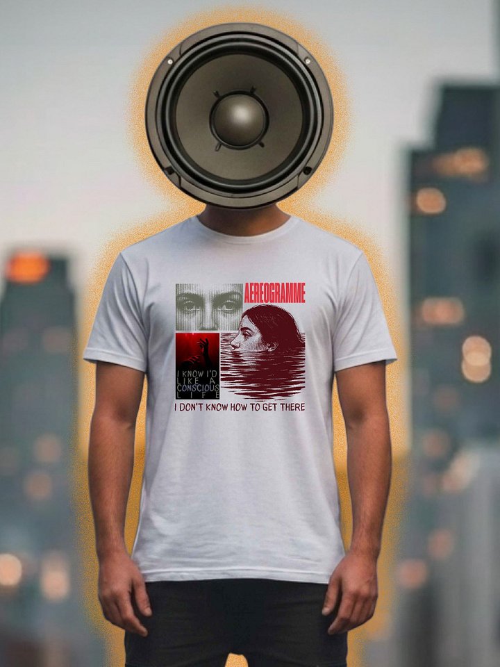 Aereogramme - Conscious Life For Coma Boy (lyrics) - T-shirt product image (1)