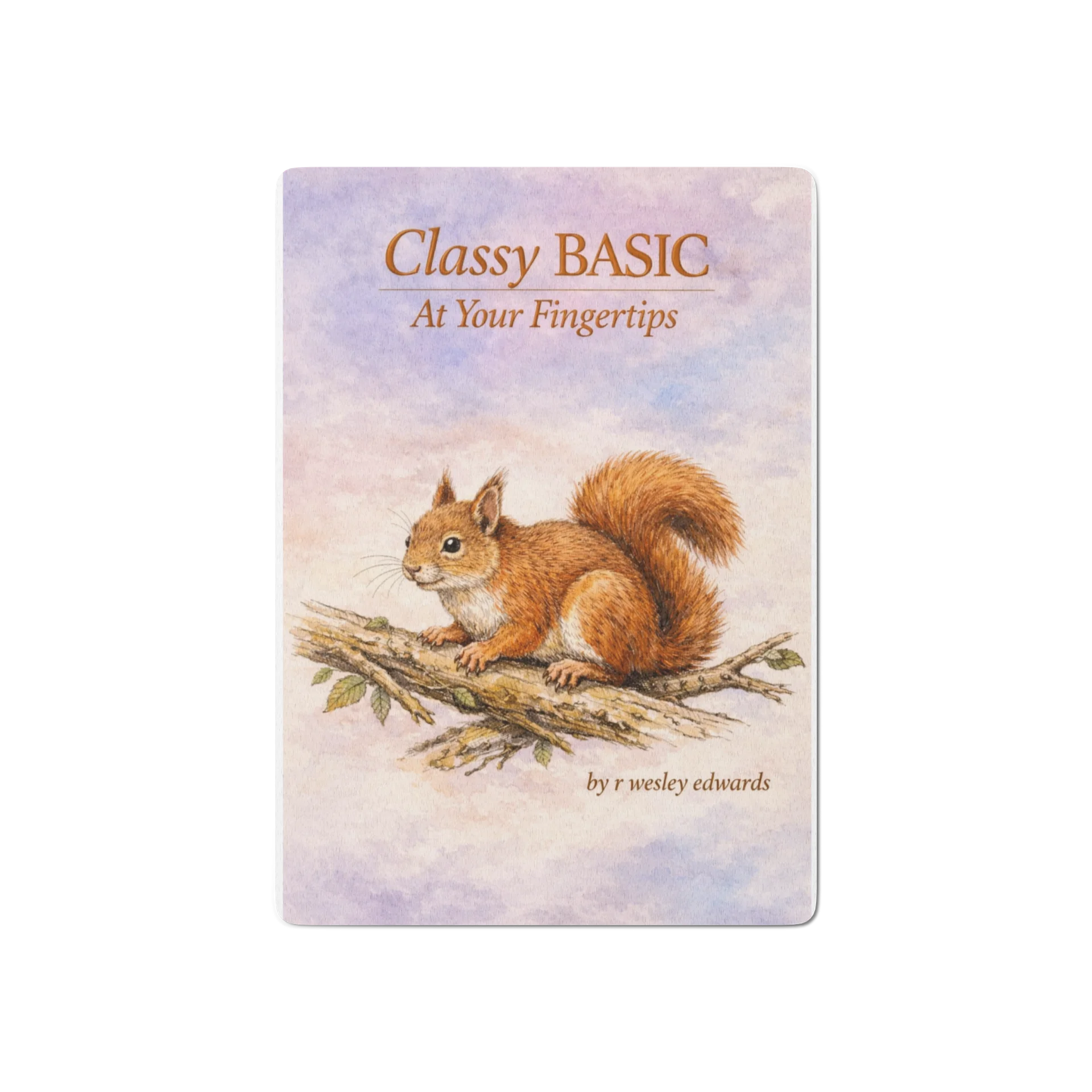 Classy BASIC At A Your Fingertips cover playing cards product image (1)
