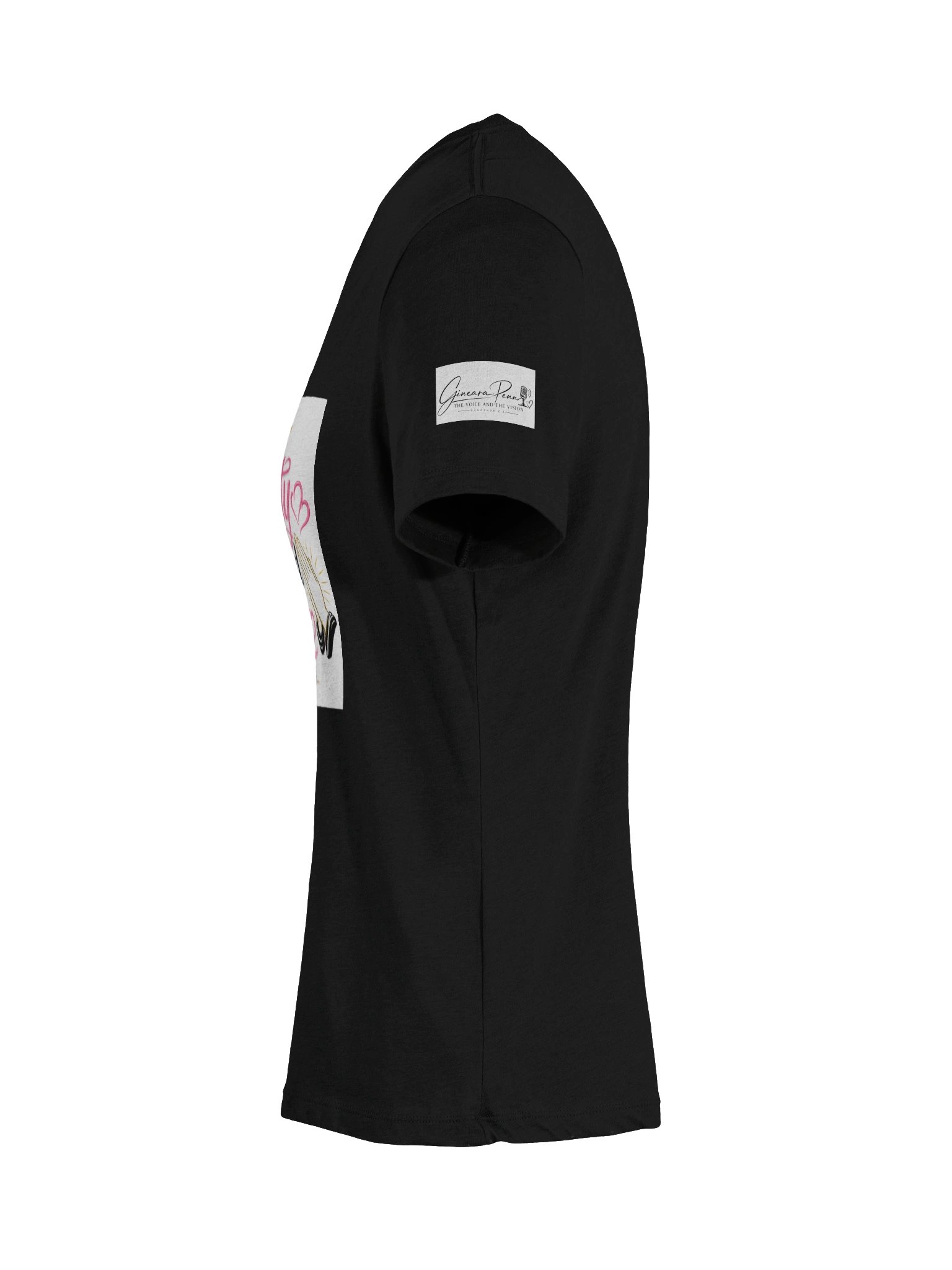 Pretty and Prayed up V-neck-Black product image (10)