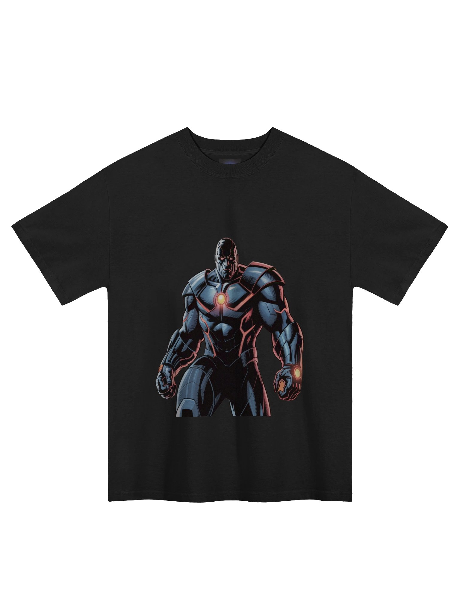 Voidheart Radiance: Darkseid Oversized Faded T-Shirt product image (3)