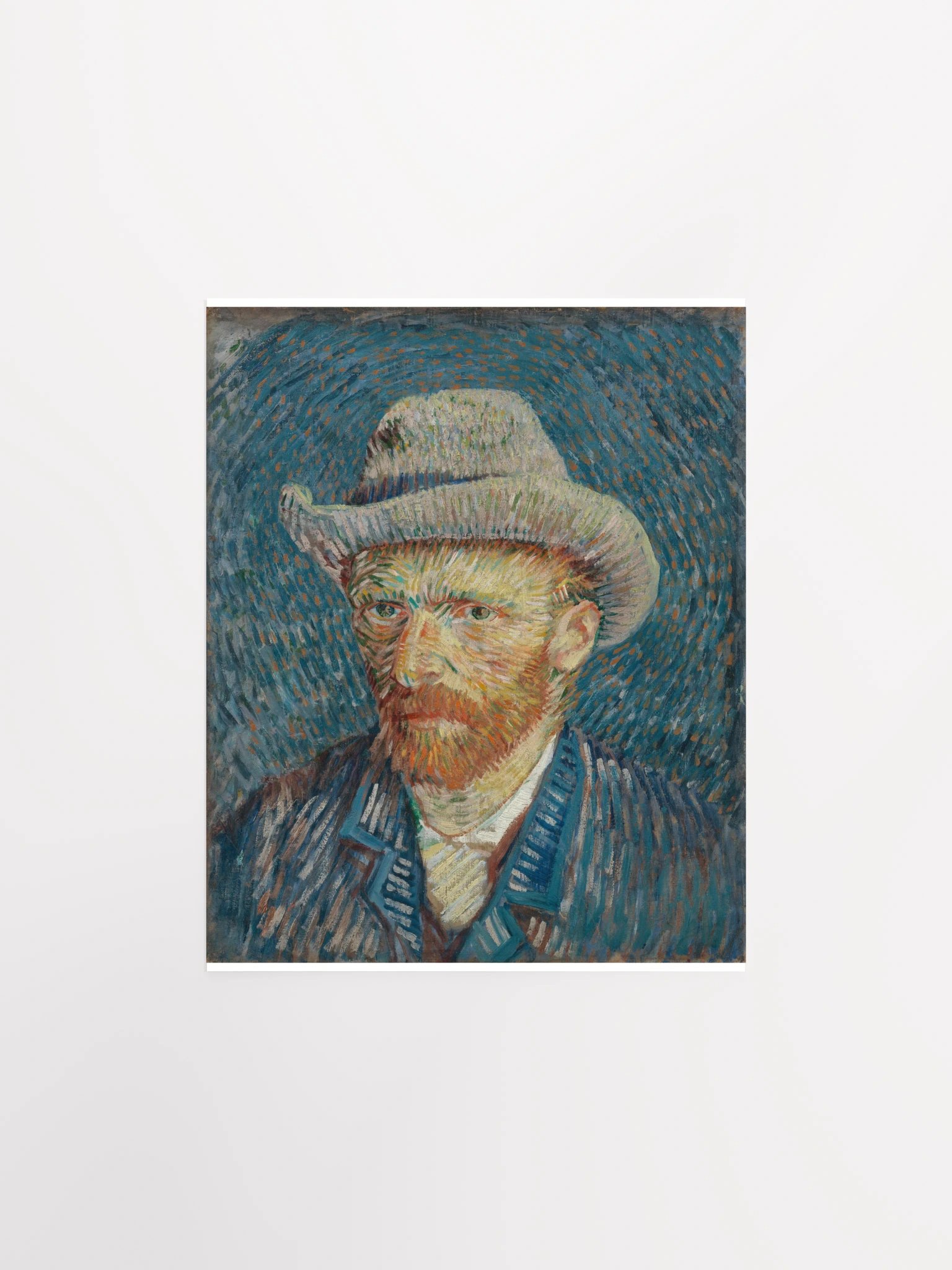 Van Gogh, Self-Portrait with Grey Felt Hat (1887) Fine Art Print product image (39)