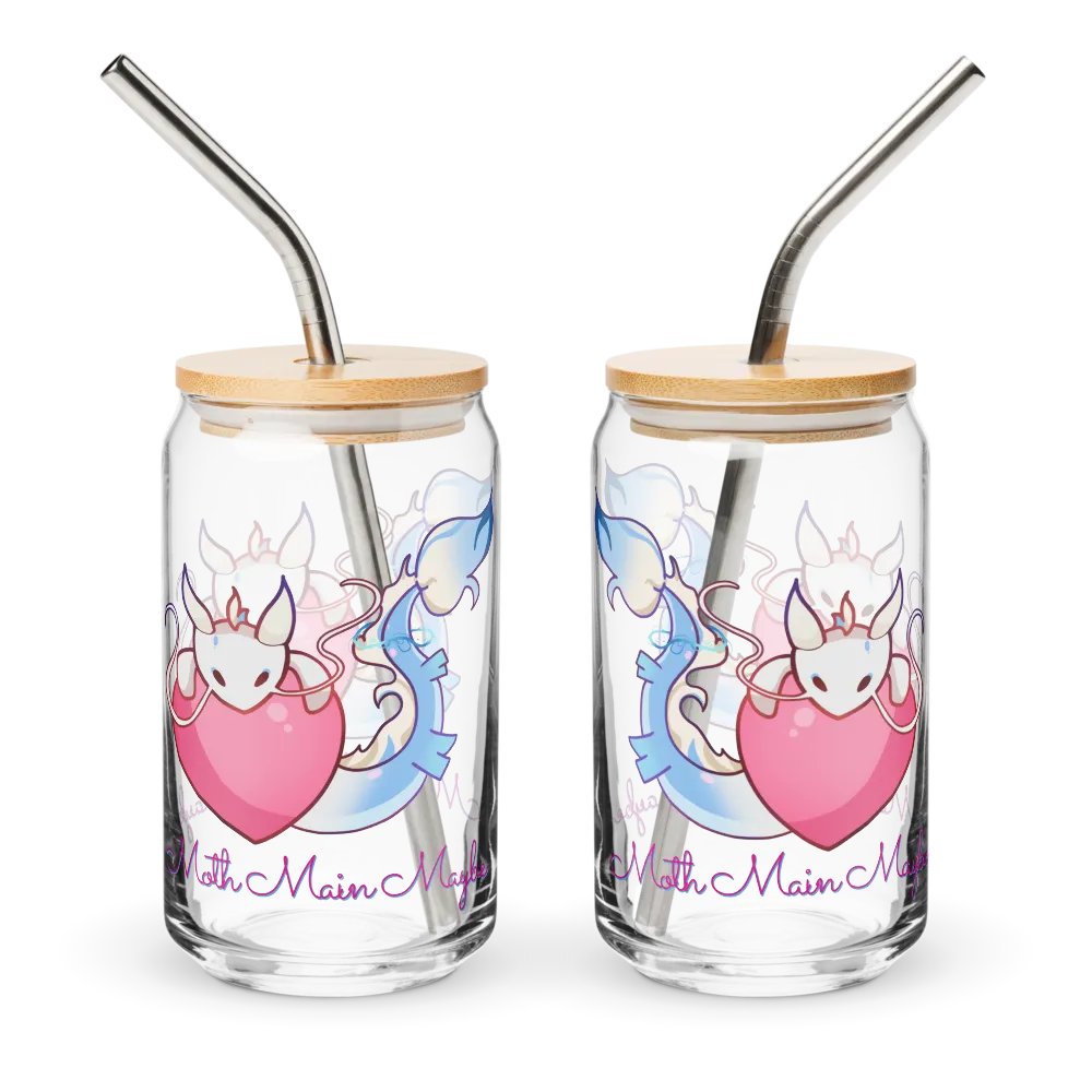 Moth Glass with Heart Logo product image (1)