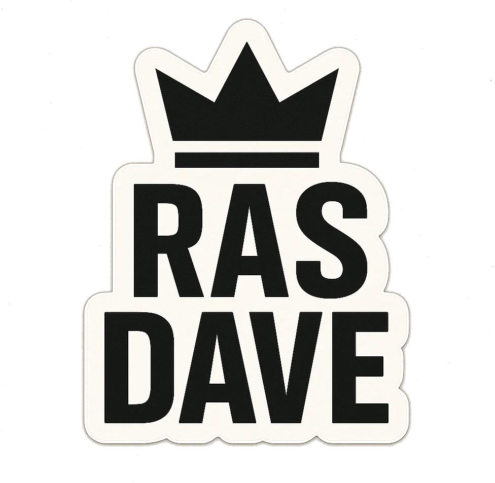 RAS DAVE Logo Sticker product image (1)