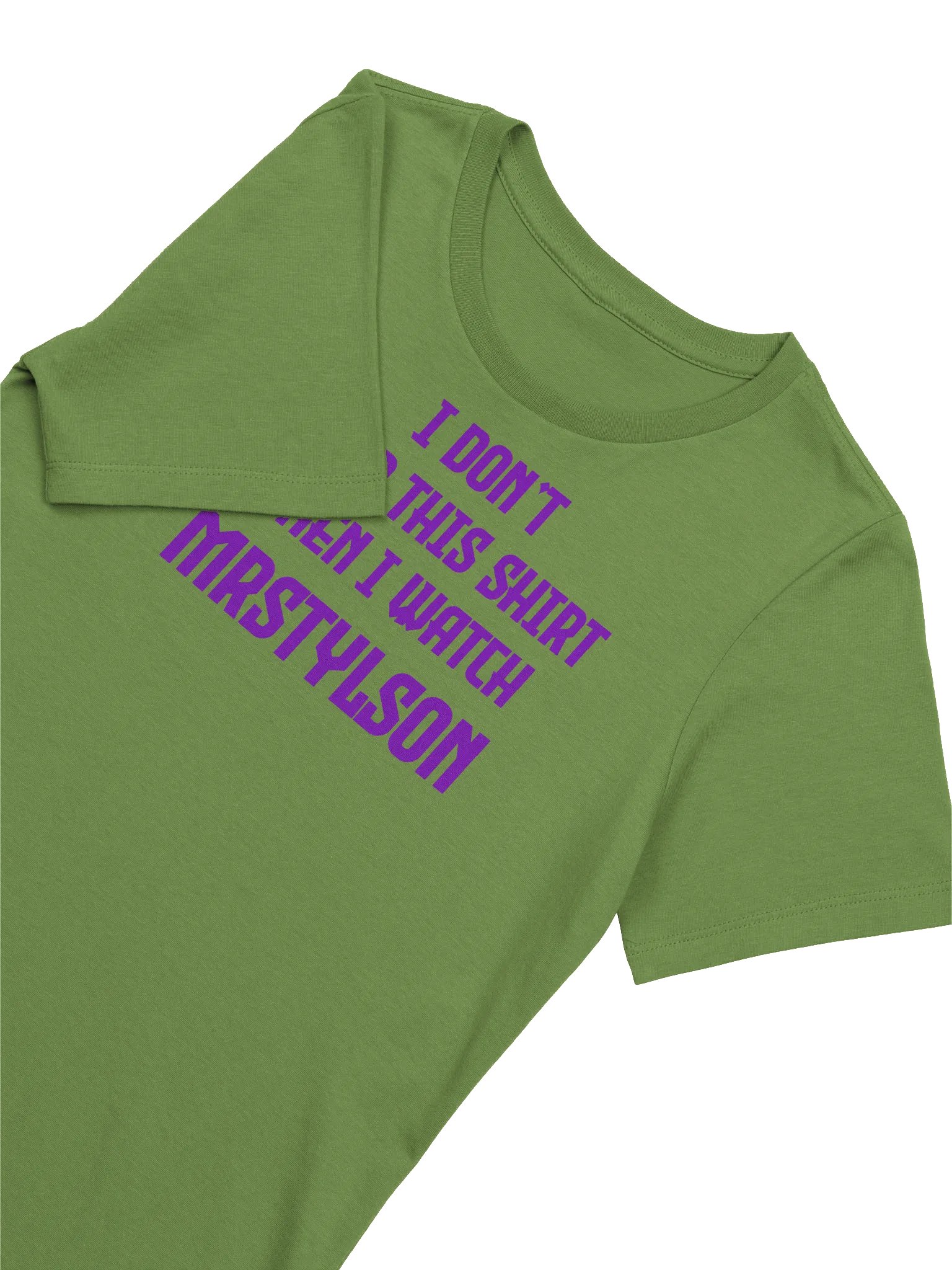 I Don't Wear This Women's T-Shirt (Purple Text) product image (71)