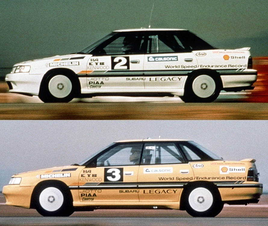 Subaru Legacy Turbos, FIA World Speed Endurance Record