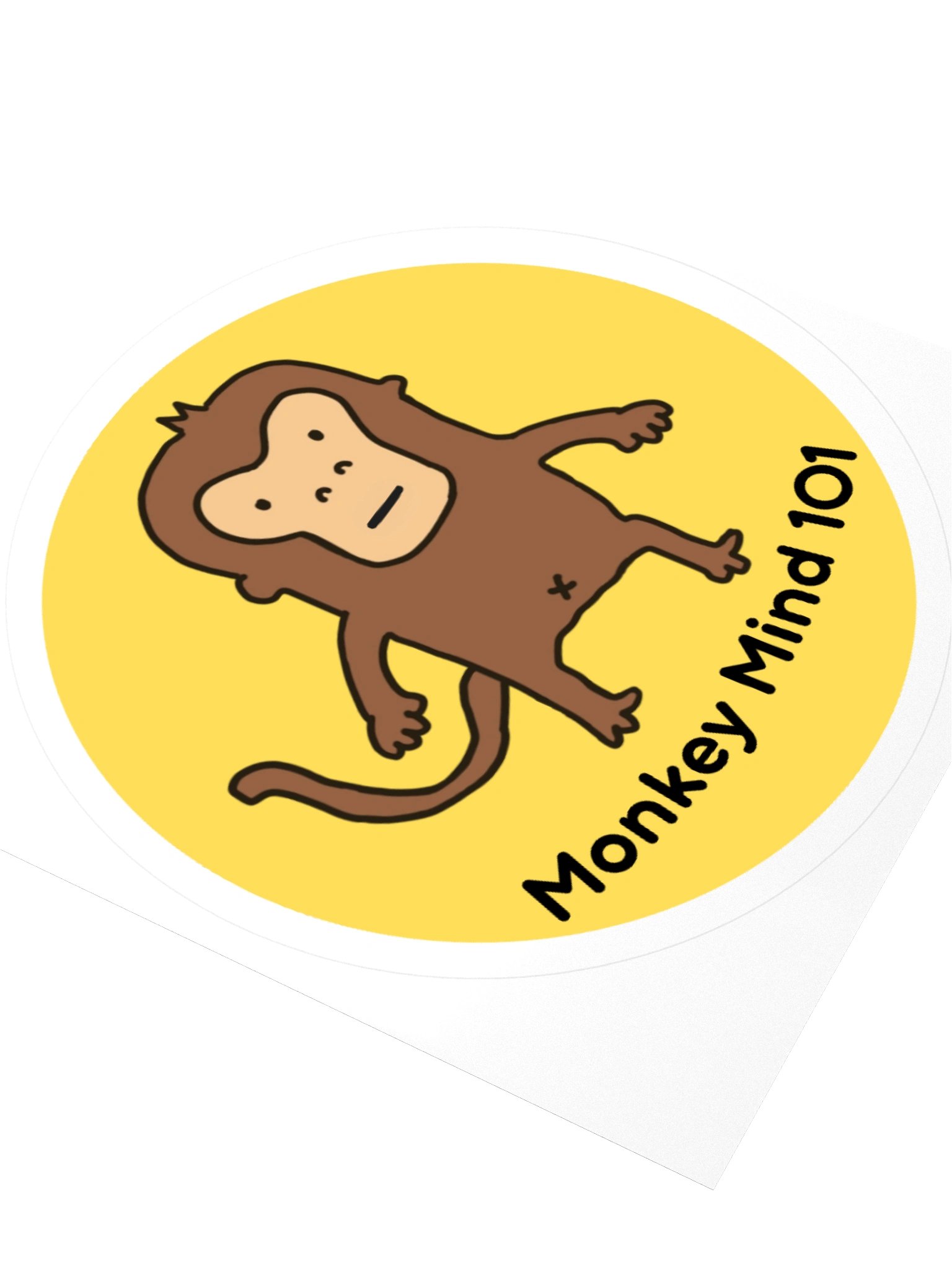 Monkey Mind 101 Logo Sticker product image (3)