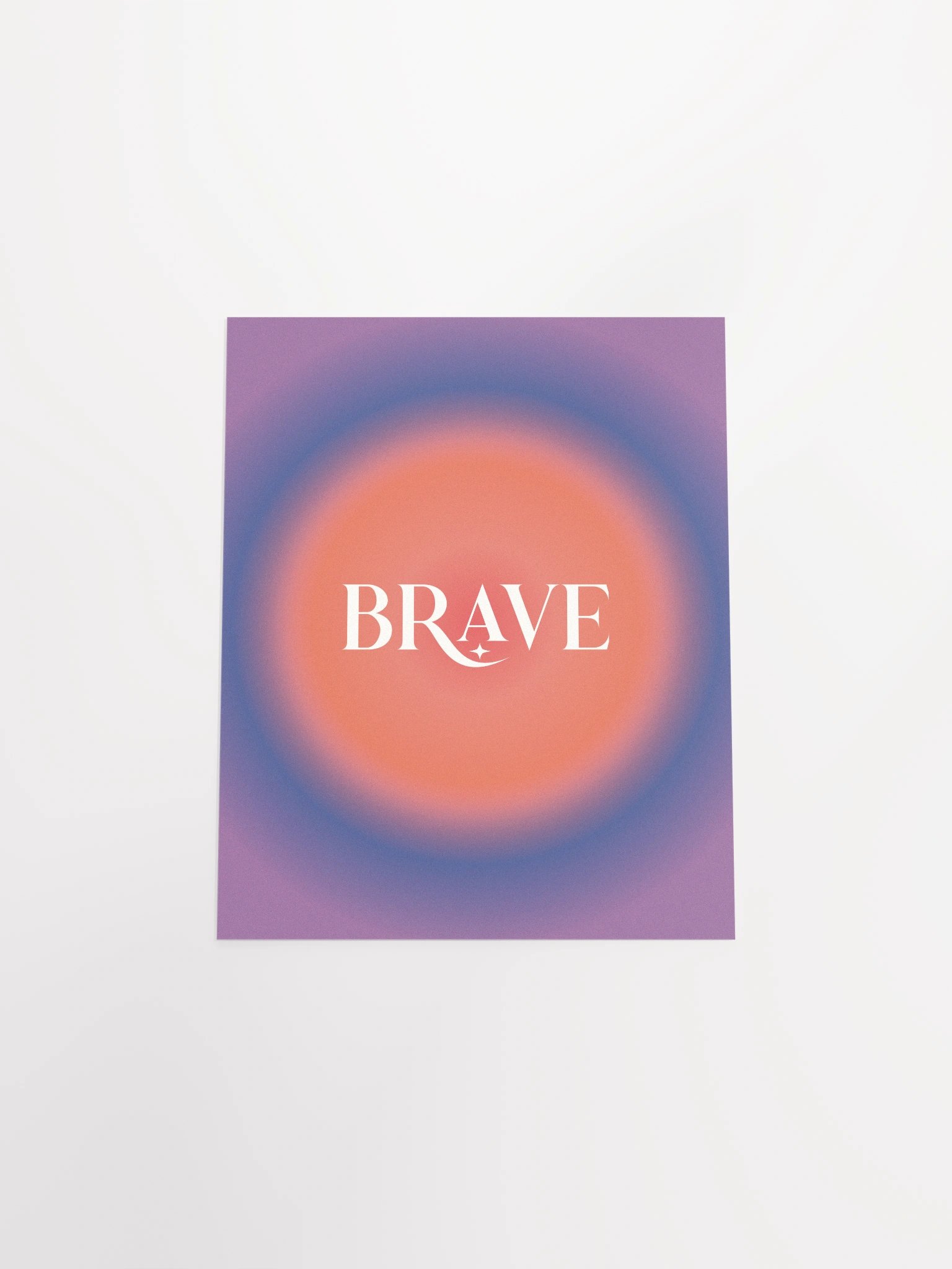 Brave Gradient Grain Poster product image (22)