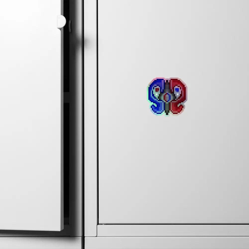 SiS Logo Holographic Sticker product image (6)