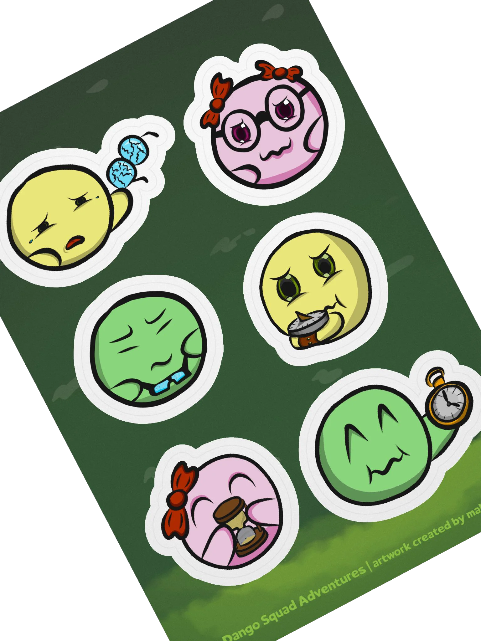 Dango Blind & Time Set - Kiss Cut Sticker Sheet product image (2)