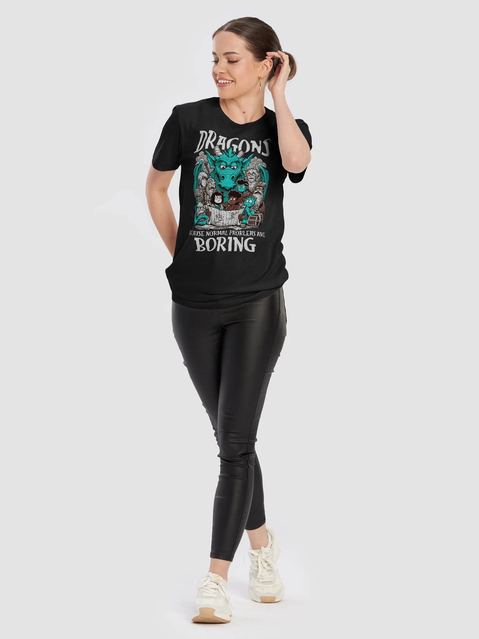 Dragons Because Normal Problems Are Boring T-Shirt product image (56)