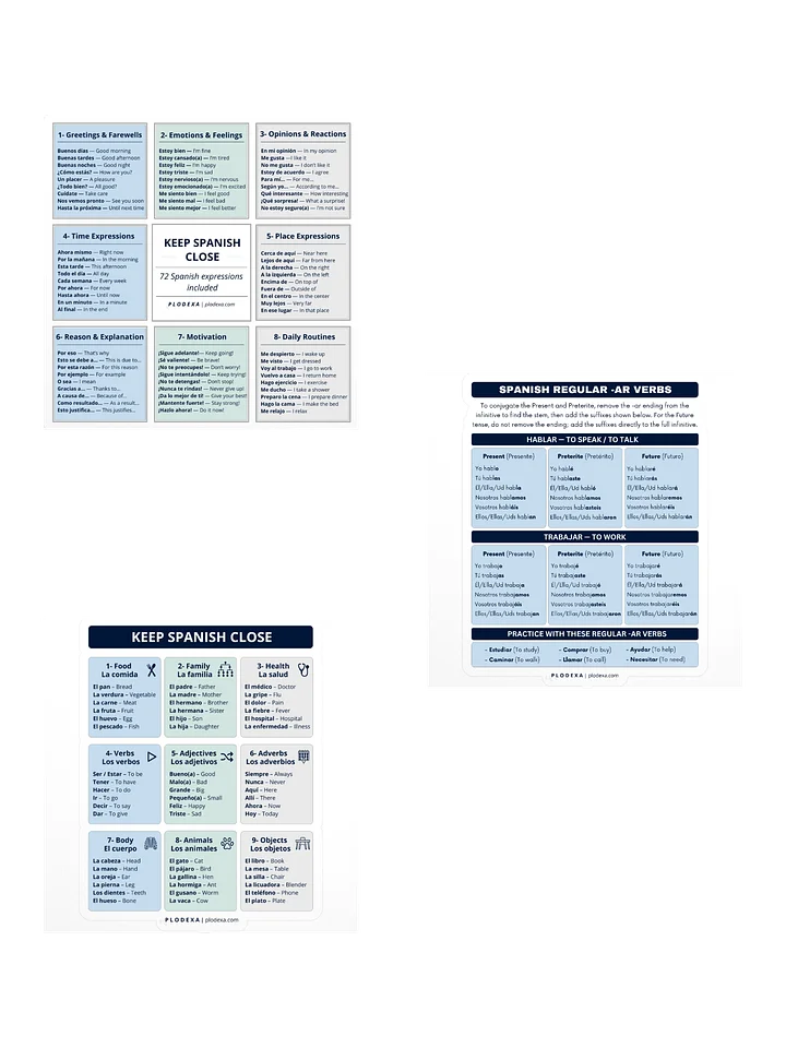 The Spanish Trio Sticker Bundle product image (1)