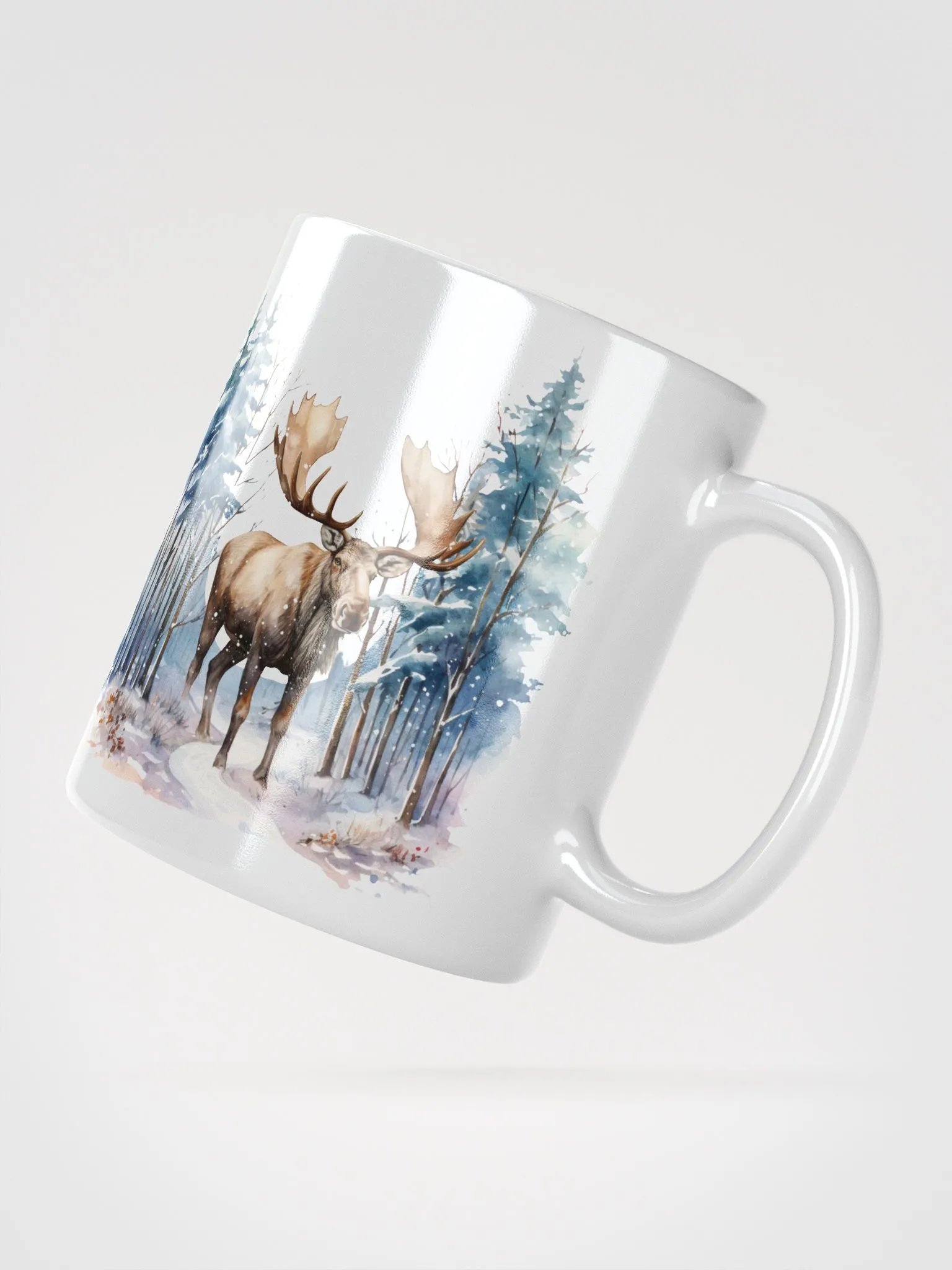 Snowy Moose Serenity Mug product image (3)
