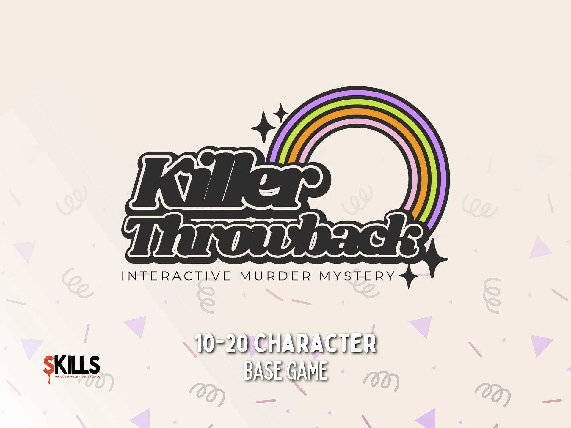 Killer Throwback - A 1980s Murder Mystery - 10-25 Player Base Game product image (1)