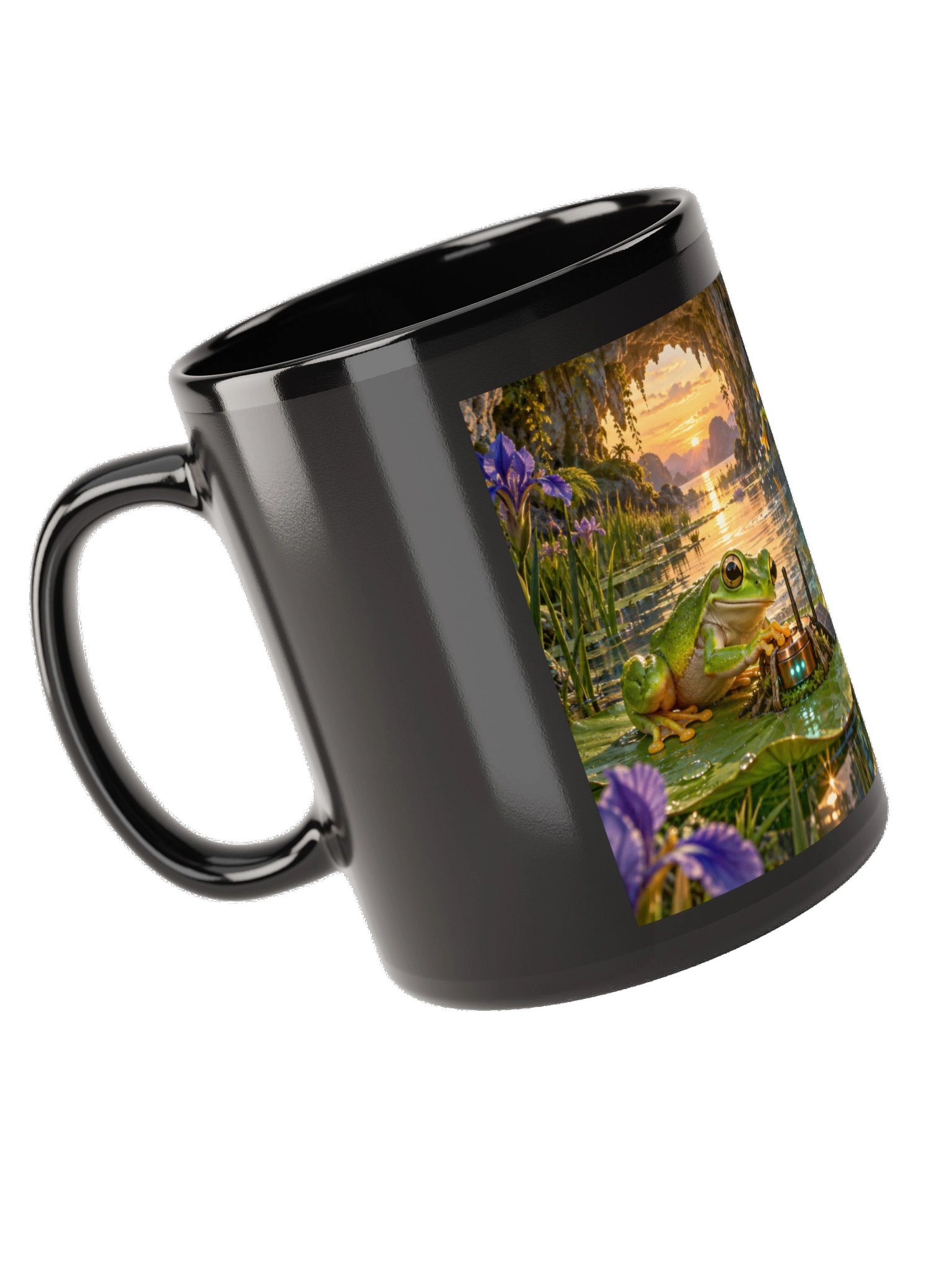 Packet Pond Black Mug product image (5)