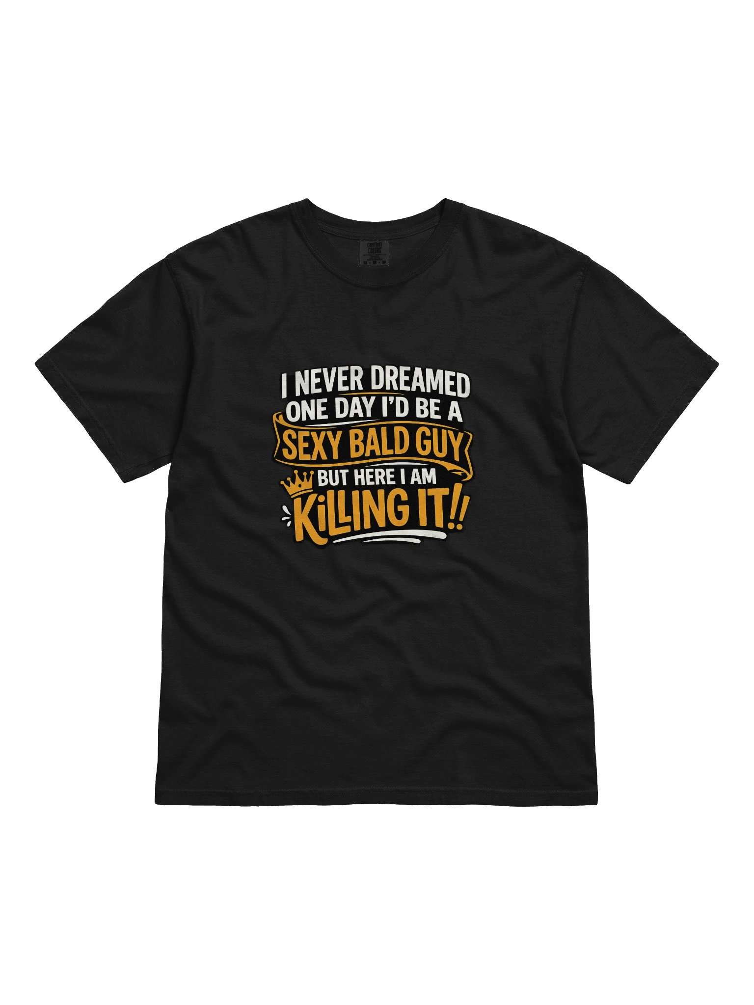 Sexy Bald Man "Killing It" Graphic Tee product image (1)
