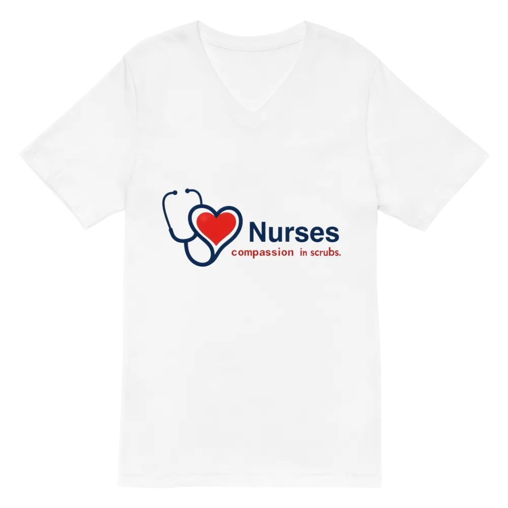 Compassion in Scrubs Heart Logo T-Shirt product image (2)