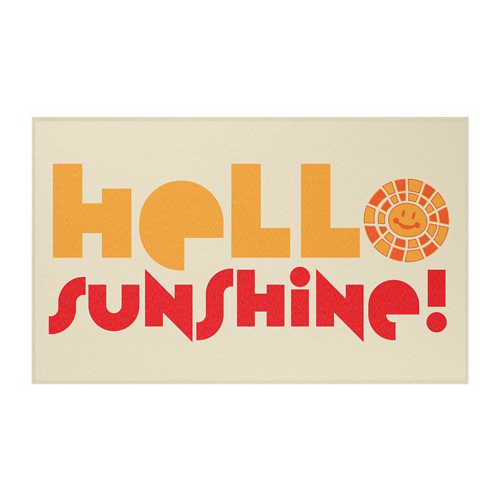 HELLO SUNSHINE! Bold Graphic Area Rug_Ercu product image (2)