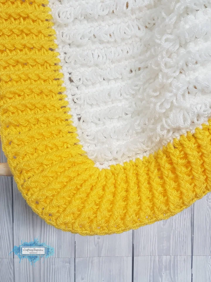 Crochet Loops & Ridges Baby Blanket Pattern | Lapghan (PDF Pattern) product image (2)