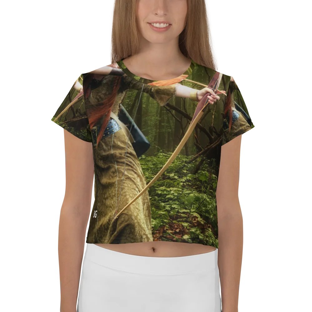 'Elven Stories - Rainhill' All-Over Crop Tee product image (1)