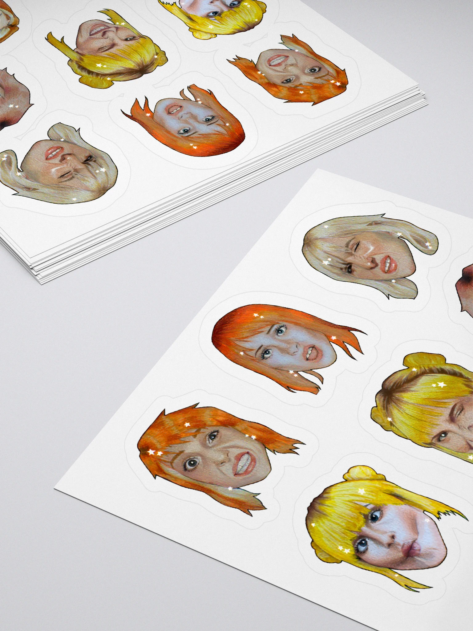 yelyah expressions sticker sheet! product image (7)