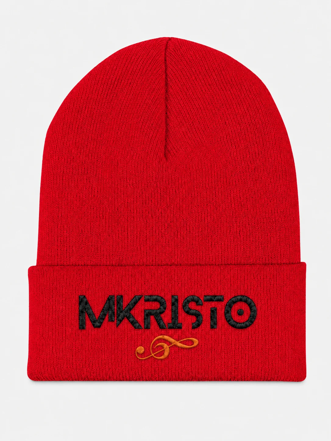 Red MKRISTO Essential Knit Beanie product image (1)