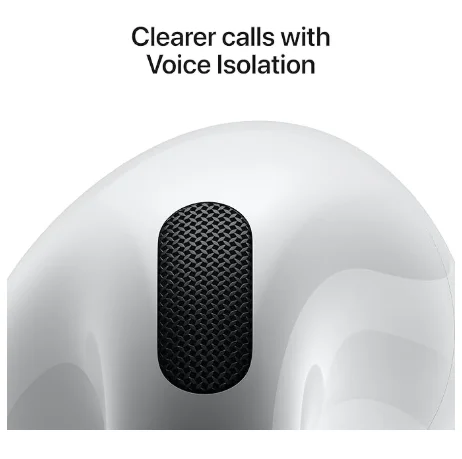 Apple AirPods 4 Wireless Earbuds, Bluetooth Headphones, Personalized Spatial Audio, Sweat and Water Resistant, USB-C Charging Case, H2 Chip, Up to 30 Hours of Battery Life, Effortless Setup for iPhone product image (5)