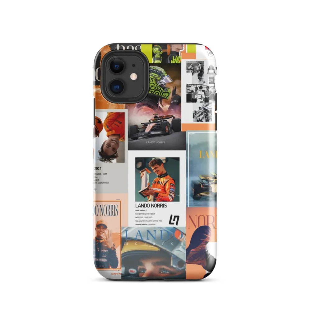 Lando Norris Racing Driver iPhone® Tough Case product image (24)