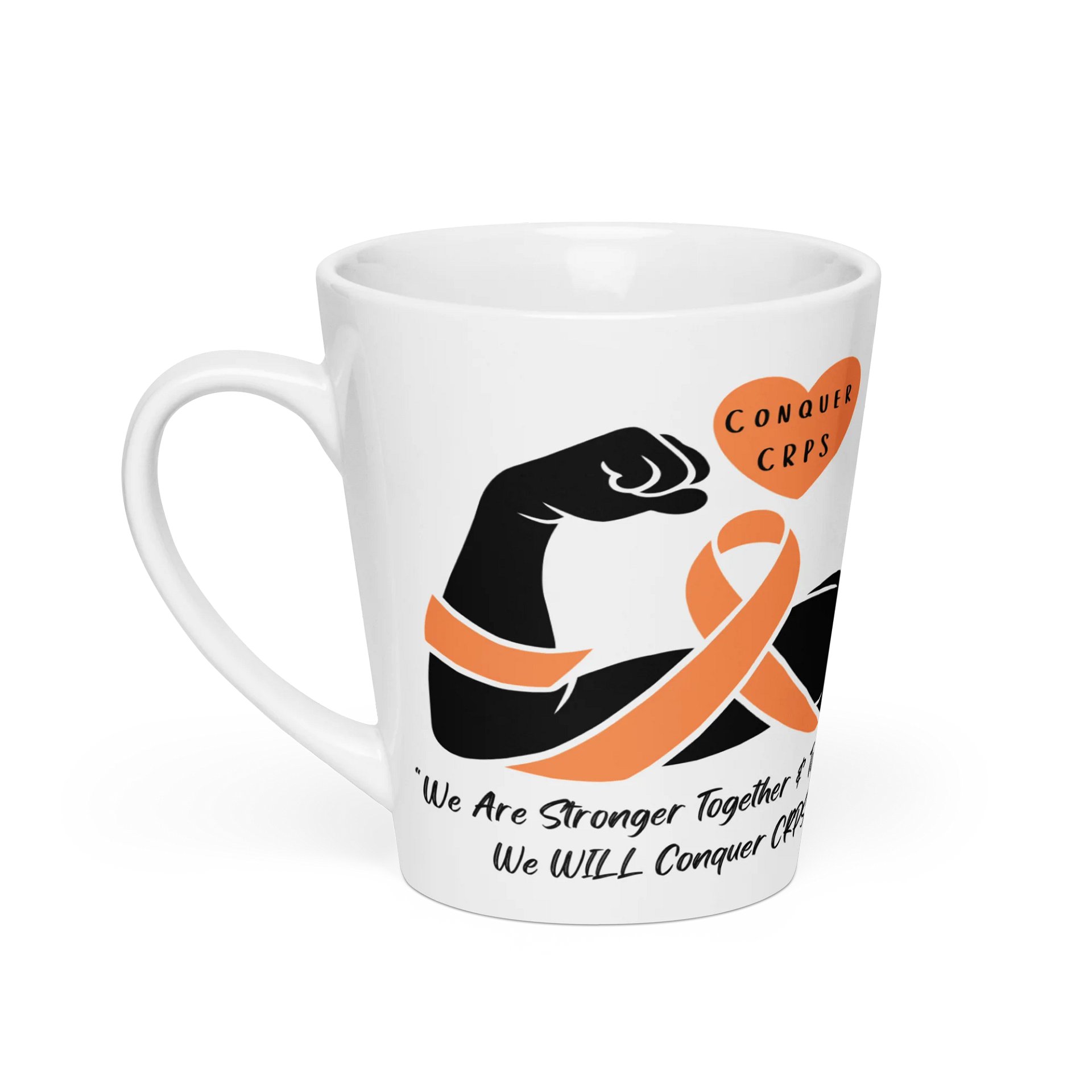 Conquer CRPS Stronger Together Latte Mug (12oz) product image (1)