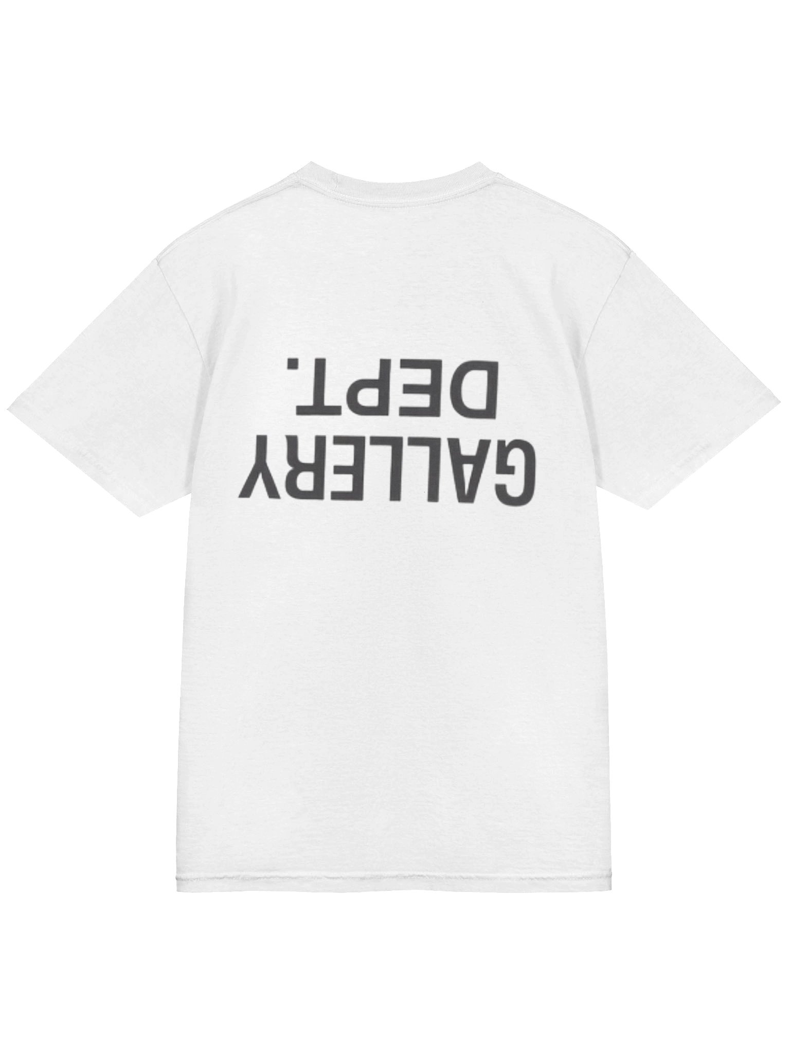 Gallery Dept Shirt FUCKED UP LOGO WHITE product image (1)