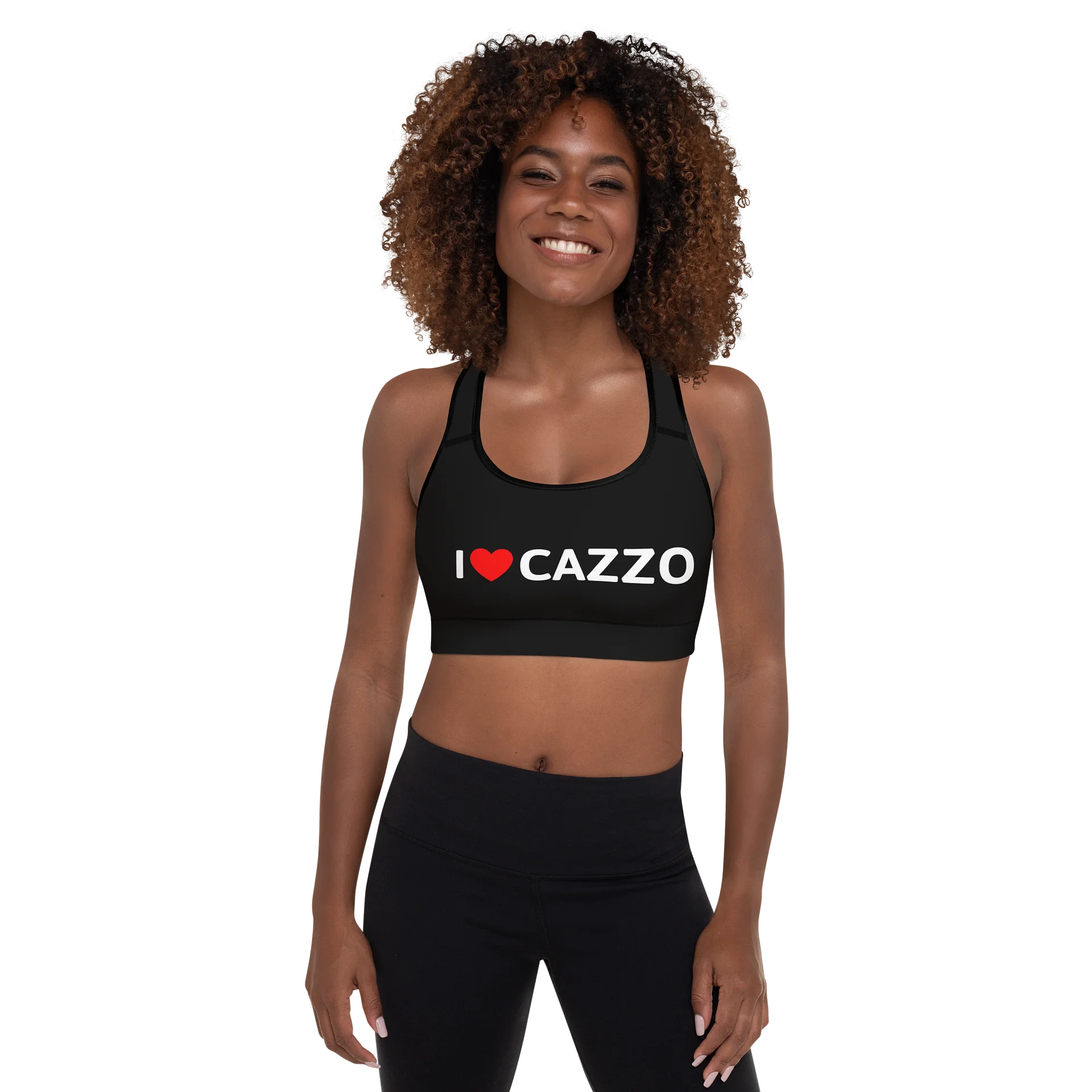 I ♥️ CAZZO sports bra product image (4)
