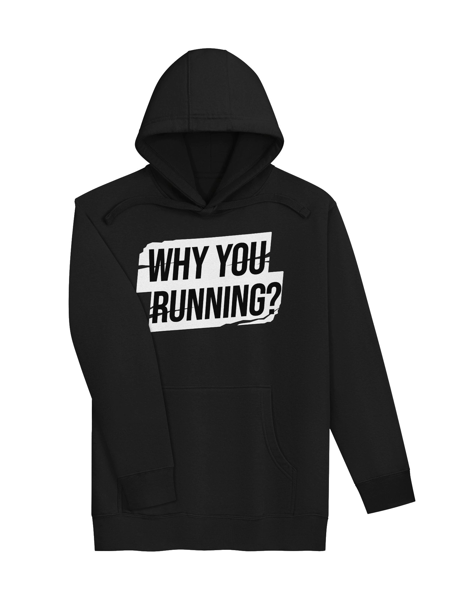 "Why You Running?" Clean Hoodie product image (18)