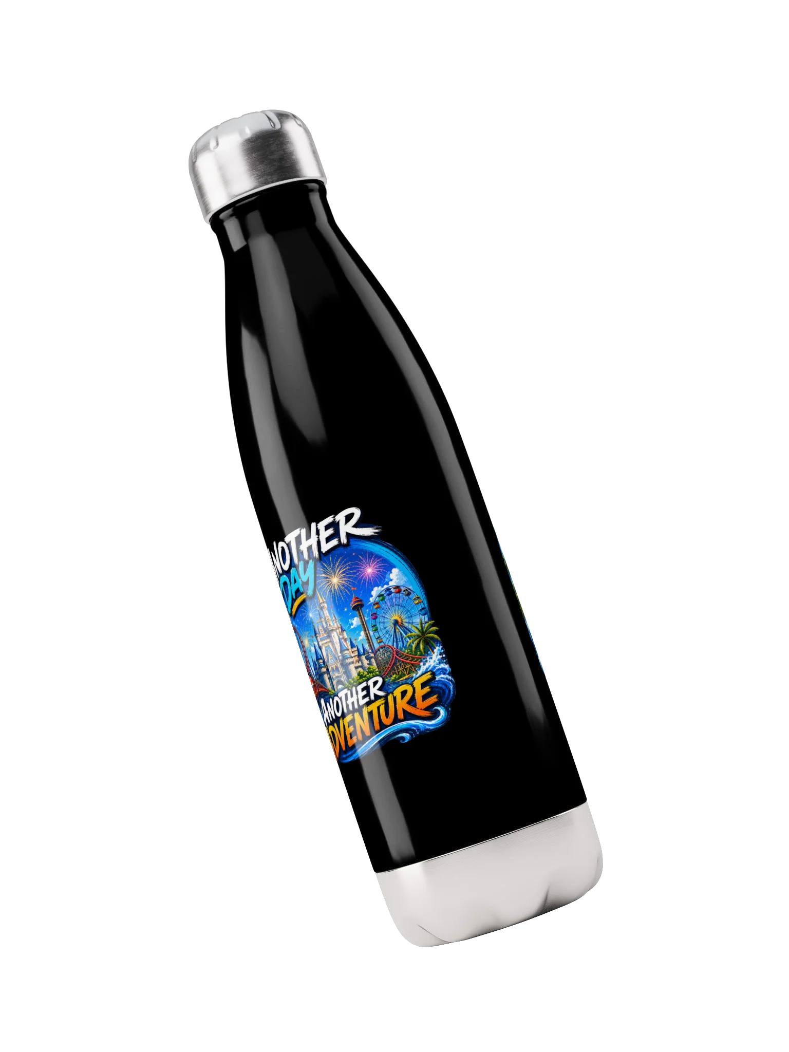 Another Day, Another Adventure Theme Park Stainless Steel Water Bottle product image (3)