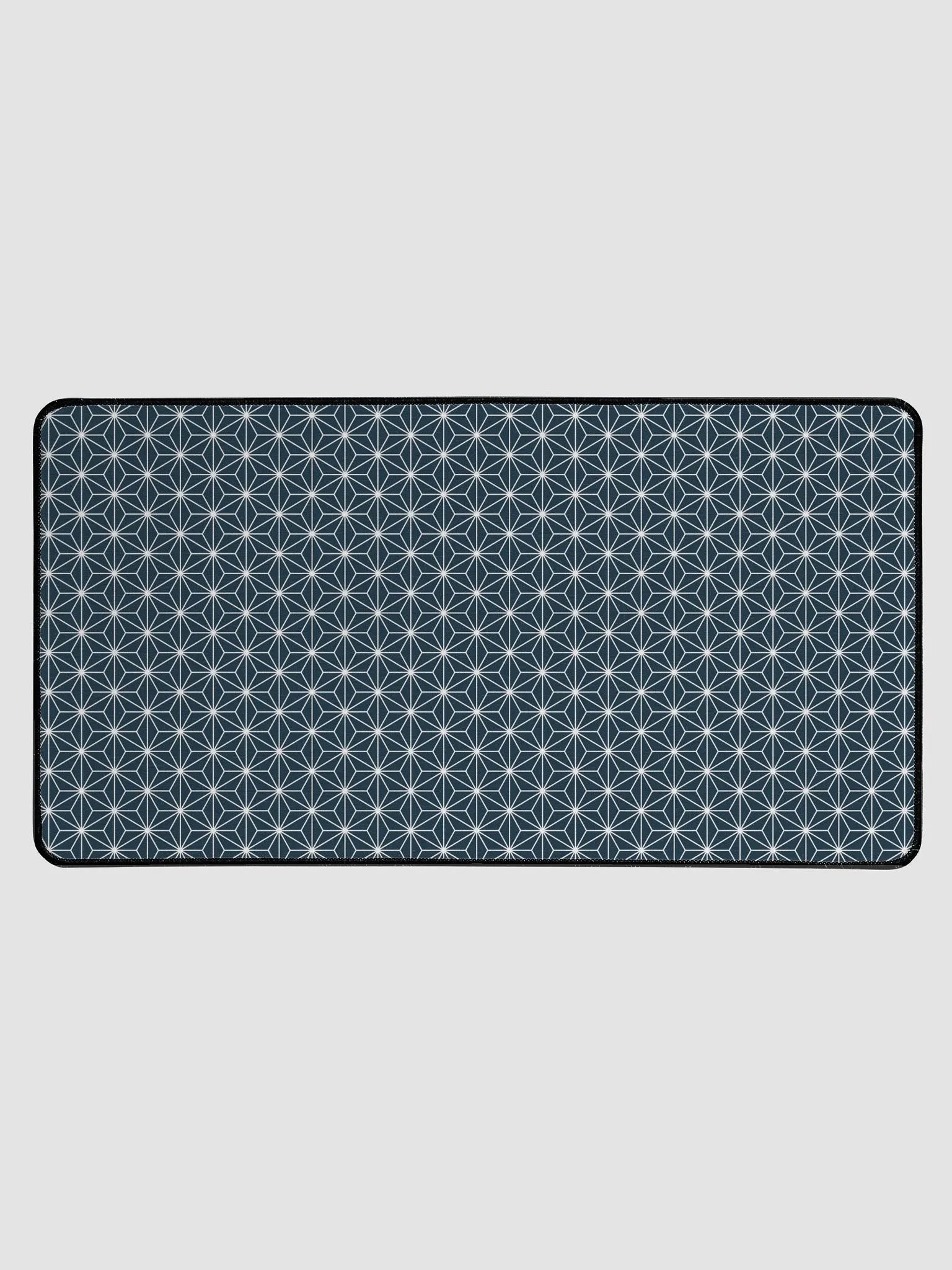 Desk Mat - Japanese Dark Blue Asanoha Pattern product image (1)