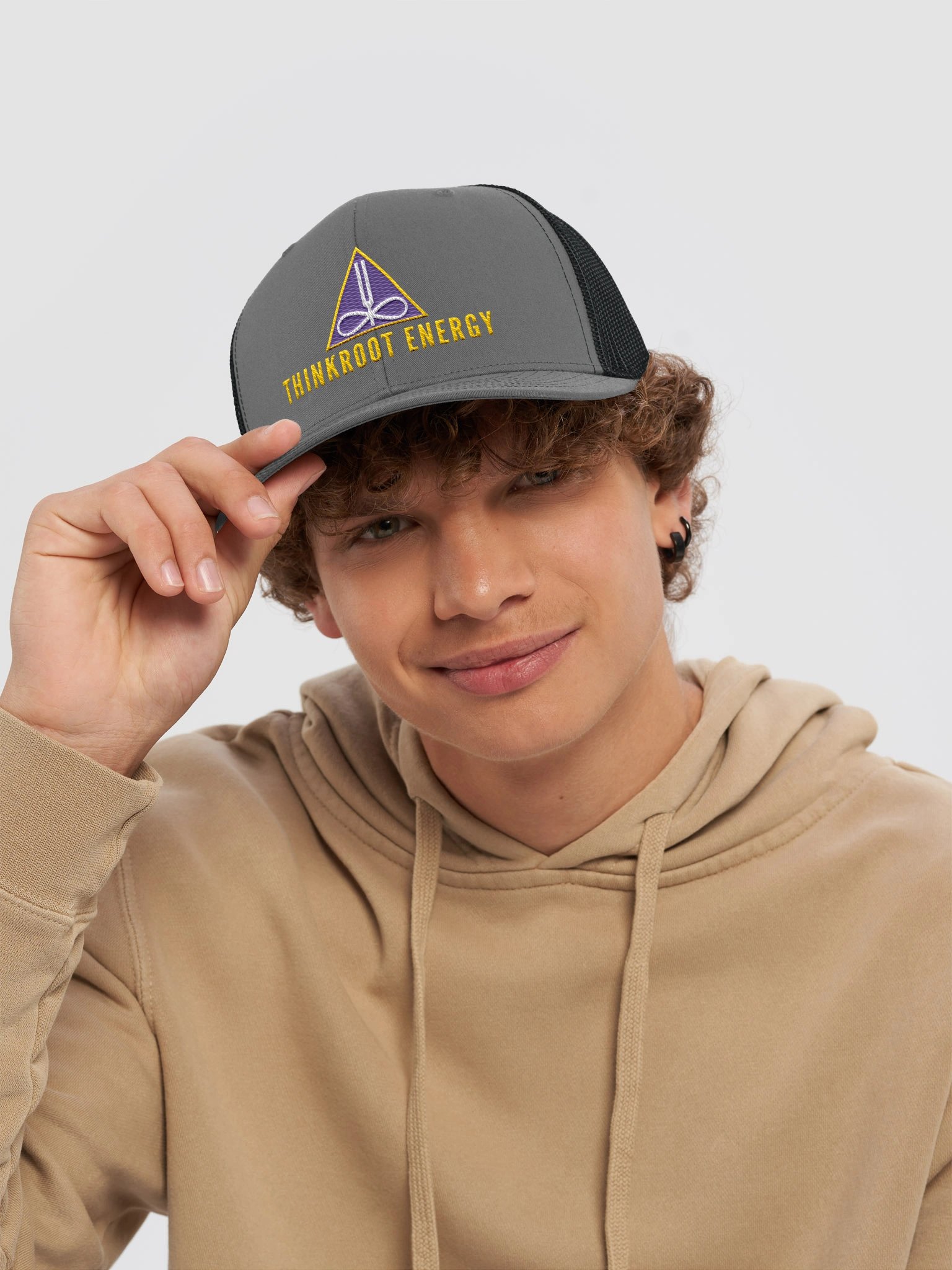 Thinkroot Energy Triangle Trucker Hat (Embroidered) product image (9)