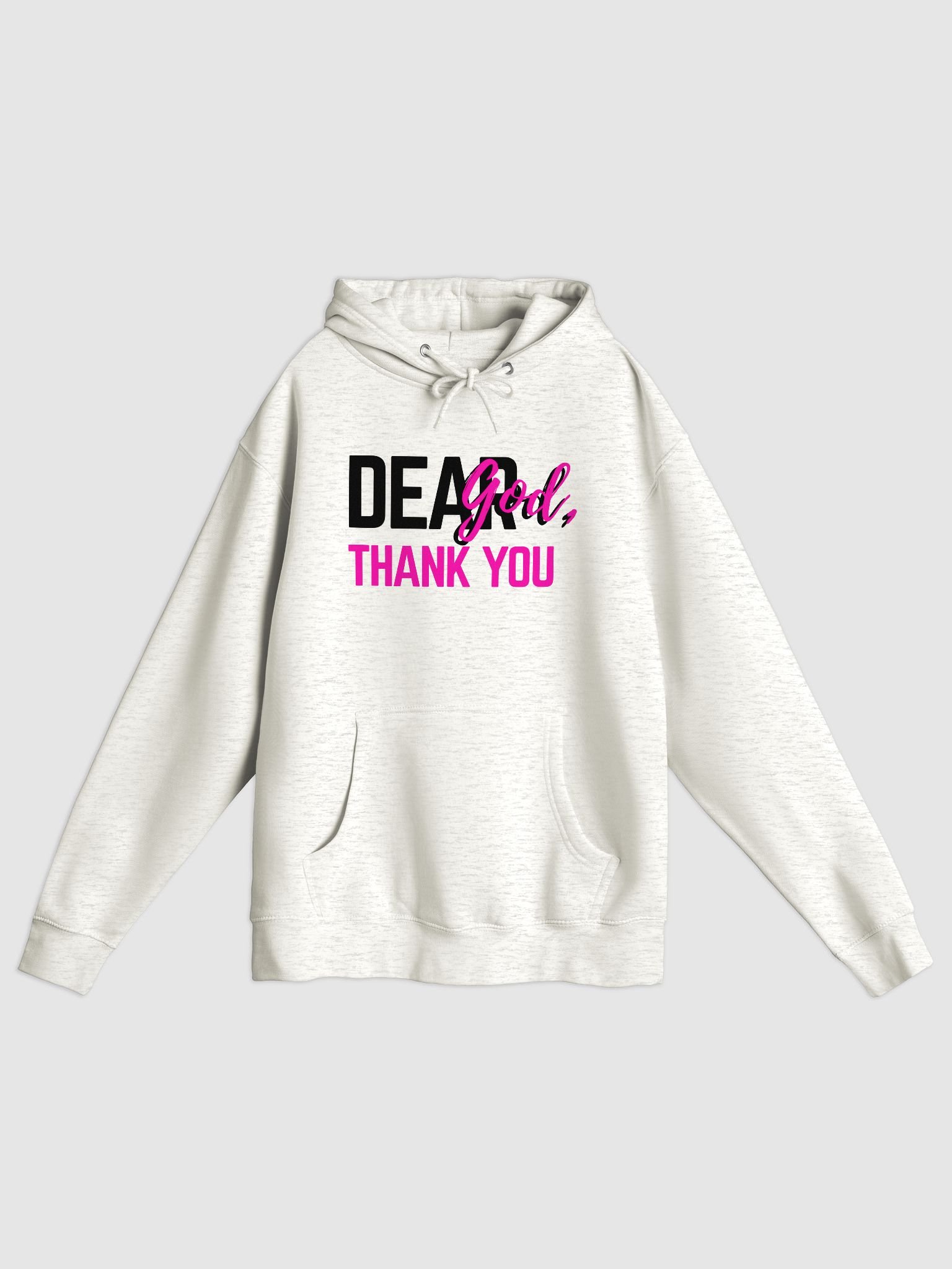 Dear God, Thank You Hoodie (Black & Pink Design) product image (2)