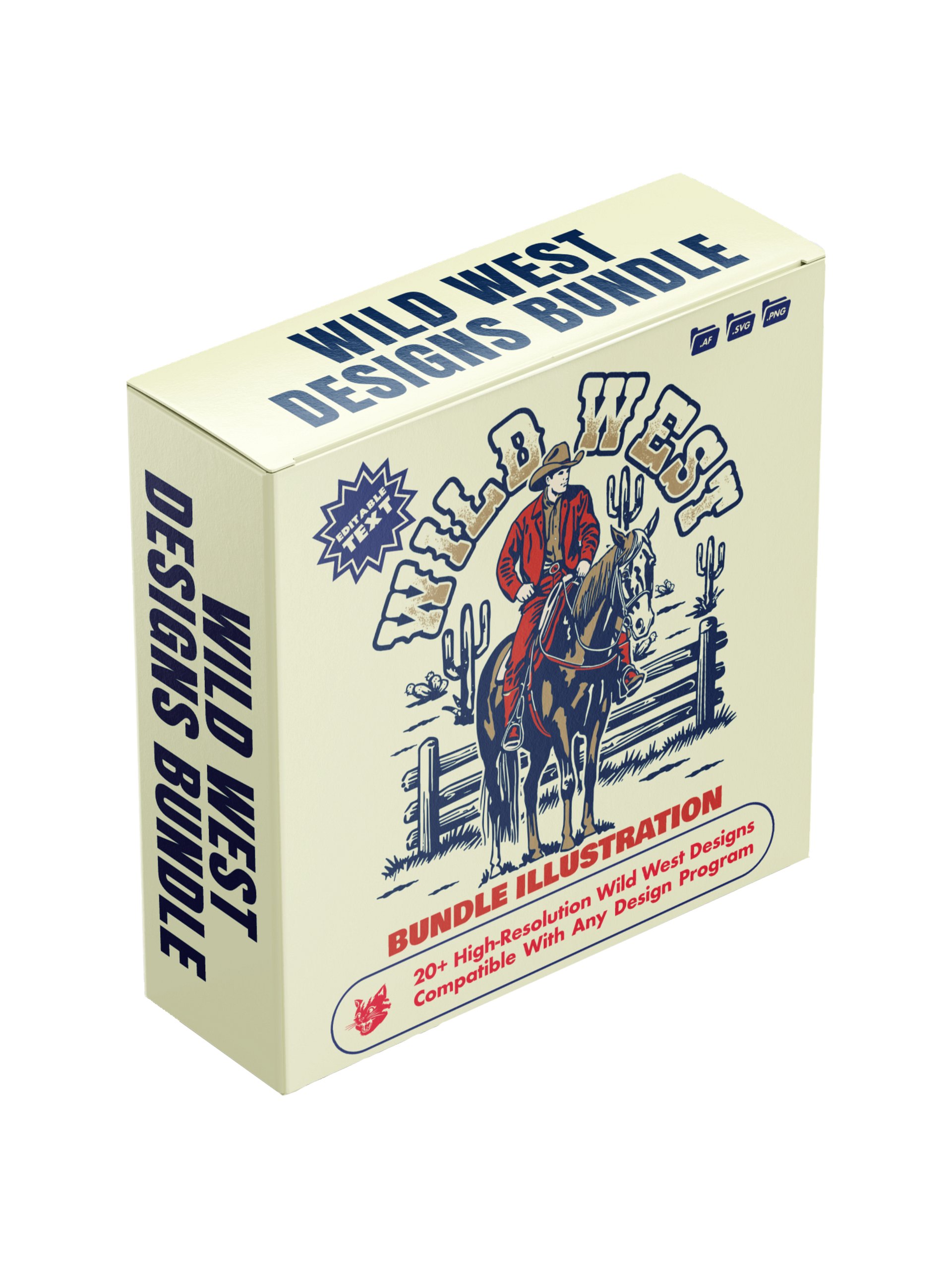 Western Retro Design Bundle (for commercial use) product image (1)