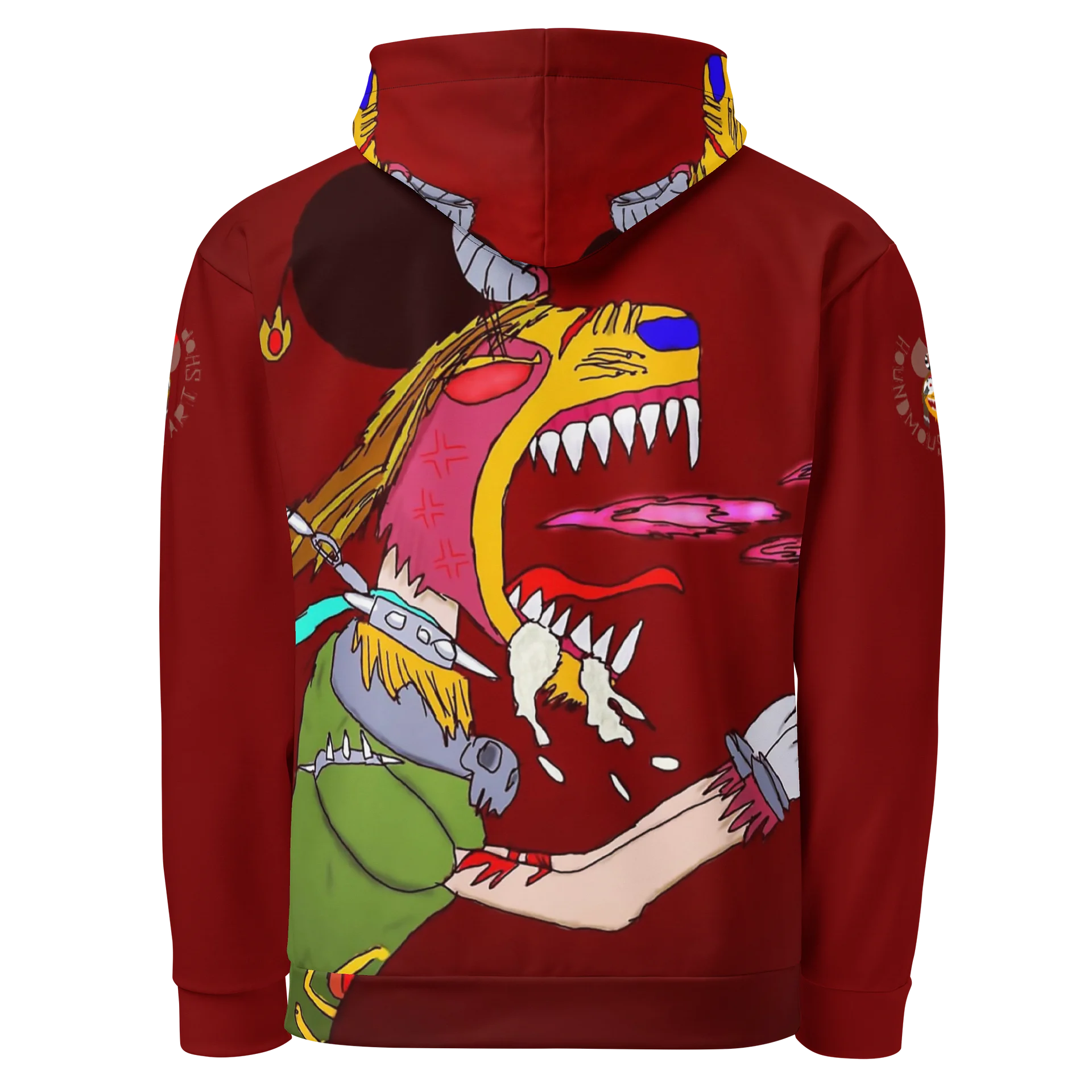 Vintage Houndmouse Unleashed All-Over Hoodie product image (3)